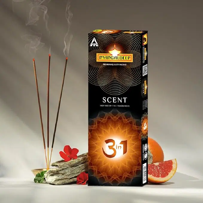 Mangaldeep Scent 3 in 1 Incense Stick