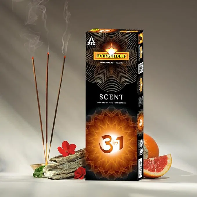 Mangaldeep Scent 3 in 1 Incense Stick