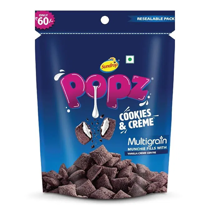 Sundrop Popz Multigrain Cookies and Creme