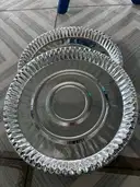 Premium Silver Disposable Paper Plate – image 1