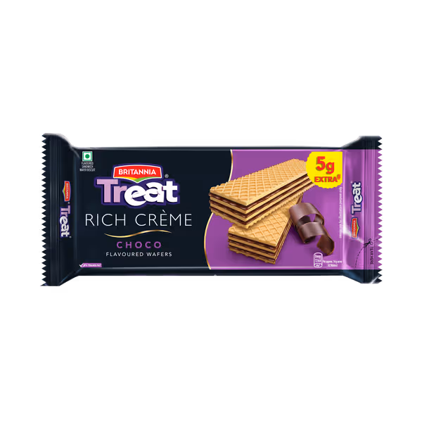 Britannia Treat Rich Creme Choco Flavoured Wafers