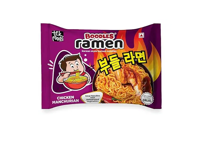 Tek Foods Boodles Ramen Chicken Manchurian Noodles