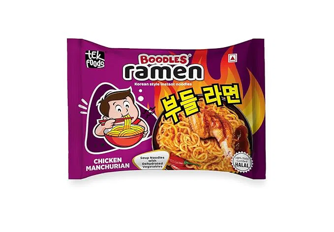 Tek Foods Boodles Ramen Chicken Manchurian Noodles