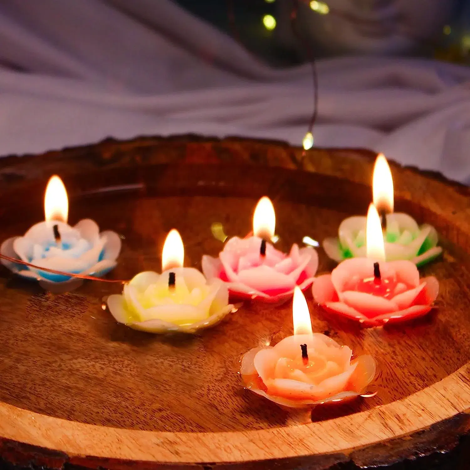 Floating Flower Candle