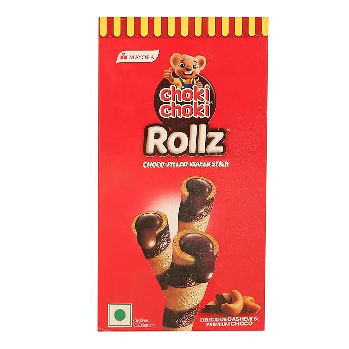 Mayora Choki Choki Rollz Choco-filled Wafer Stick