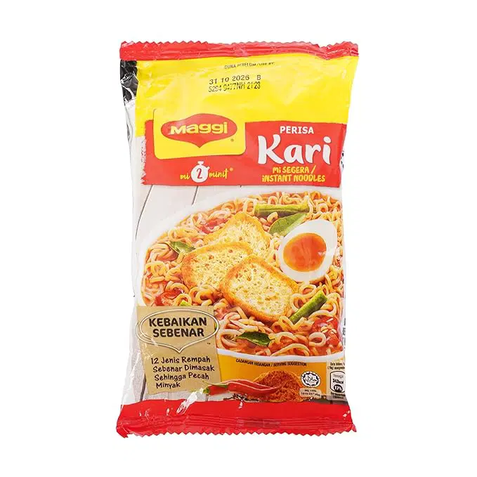 Maggi Instant Noodles Perisa Kari (Imported)