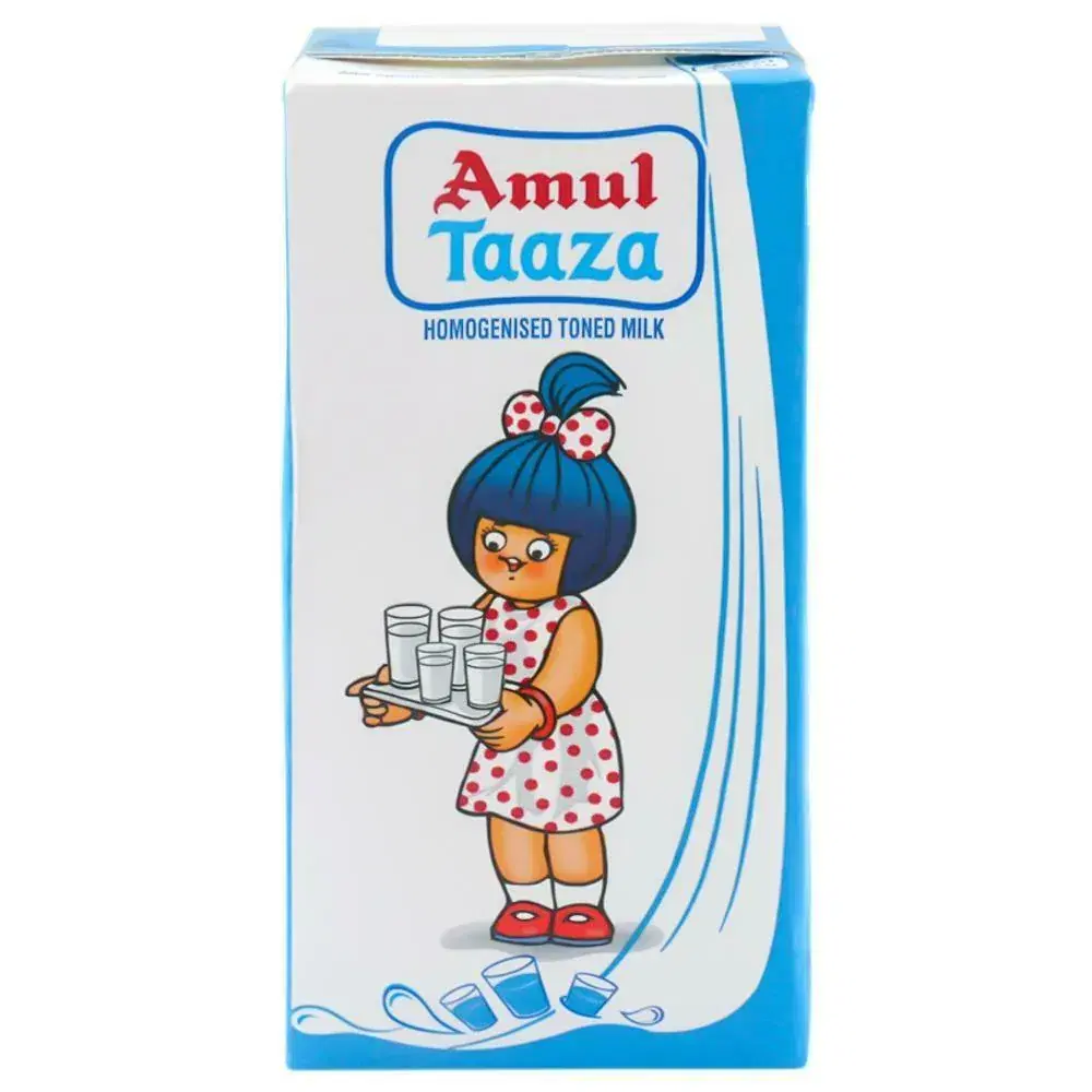 Amul Taaza Homogenised Toned Milk
