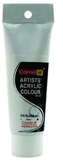 Camel Acrylic Colours Black – image 1
