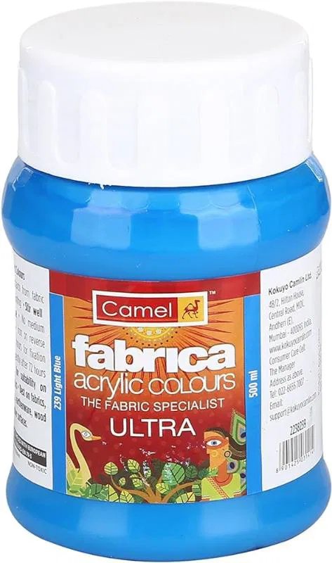 Camel Acrylic Colours Light Blue