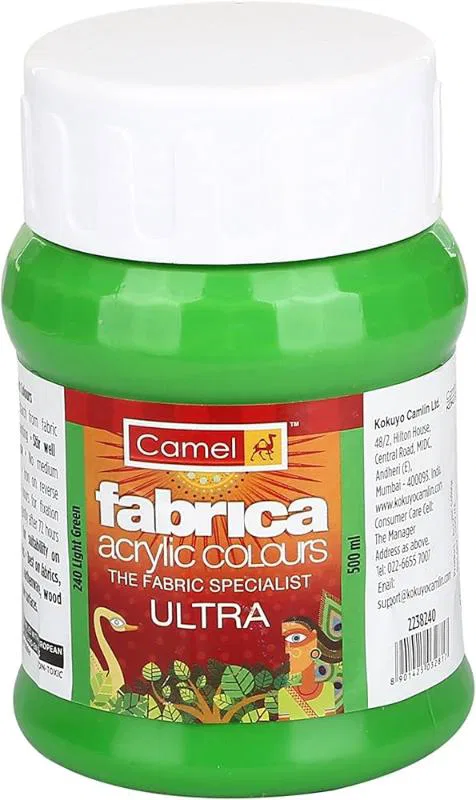 Camel Acrylic Colours Light Green