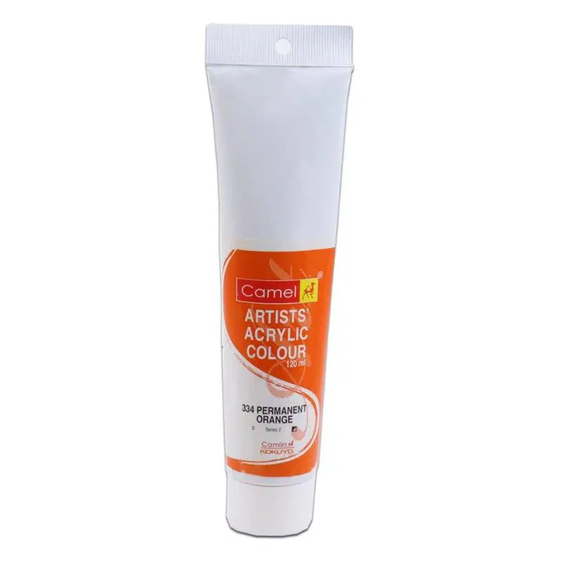 Camel Acrylic Colours Orange