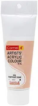 Camel Acrylic Colours Pink – image 1