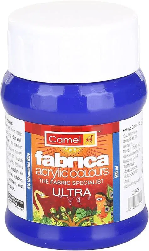 Camel Acrylic Colours Ultramine Blue