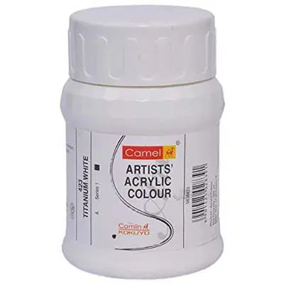 Camel Acrylic Colours White