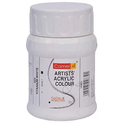 Camel Acrylic Colours White