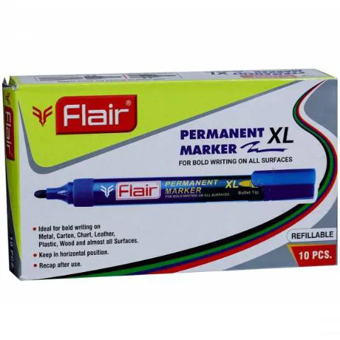 Flair Permanent Pen Blue