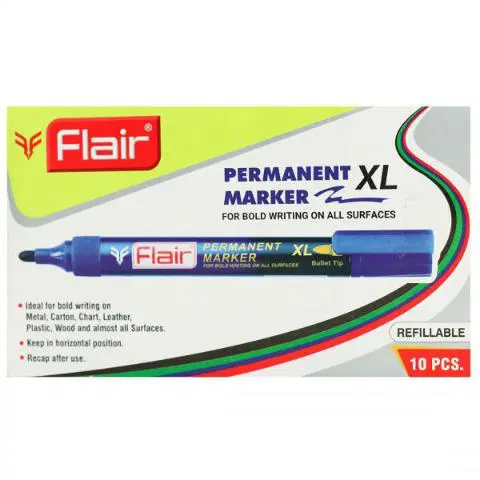 Flair Permanent XL Marker Black
