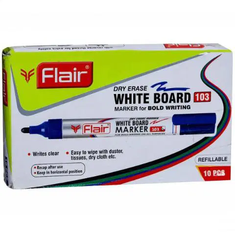 Flair White Board Marker Black