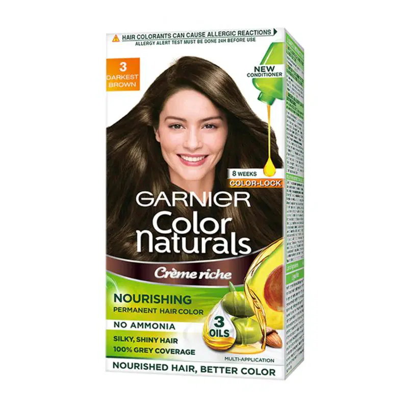 Garnier Color Naturals (3) Darkest Brown
