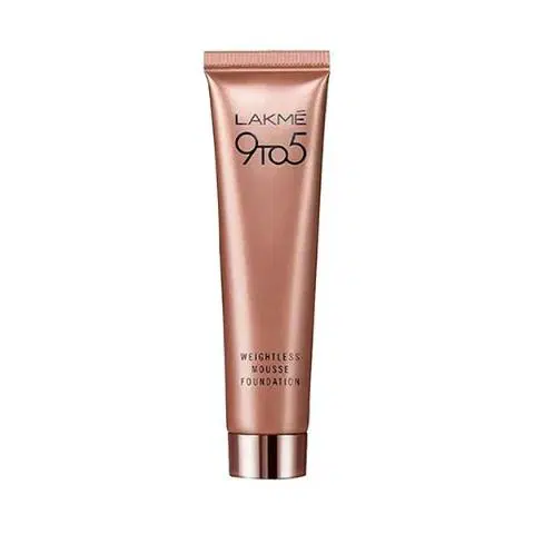 Lakme 9to5 Weightless Mousse Foundation Rose Ivory 01