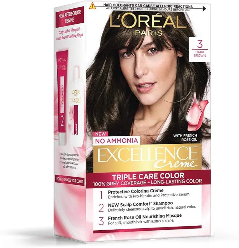 Loreal Excellence (3) Dark Brown