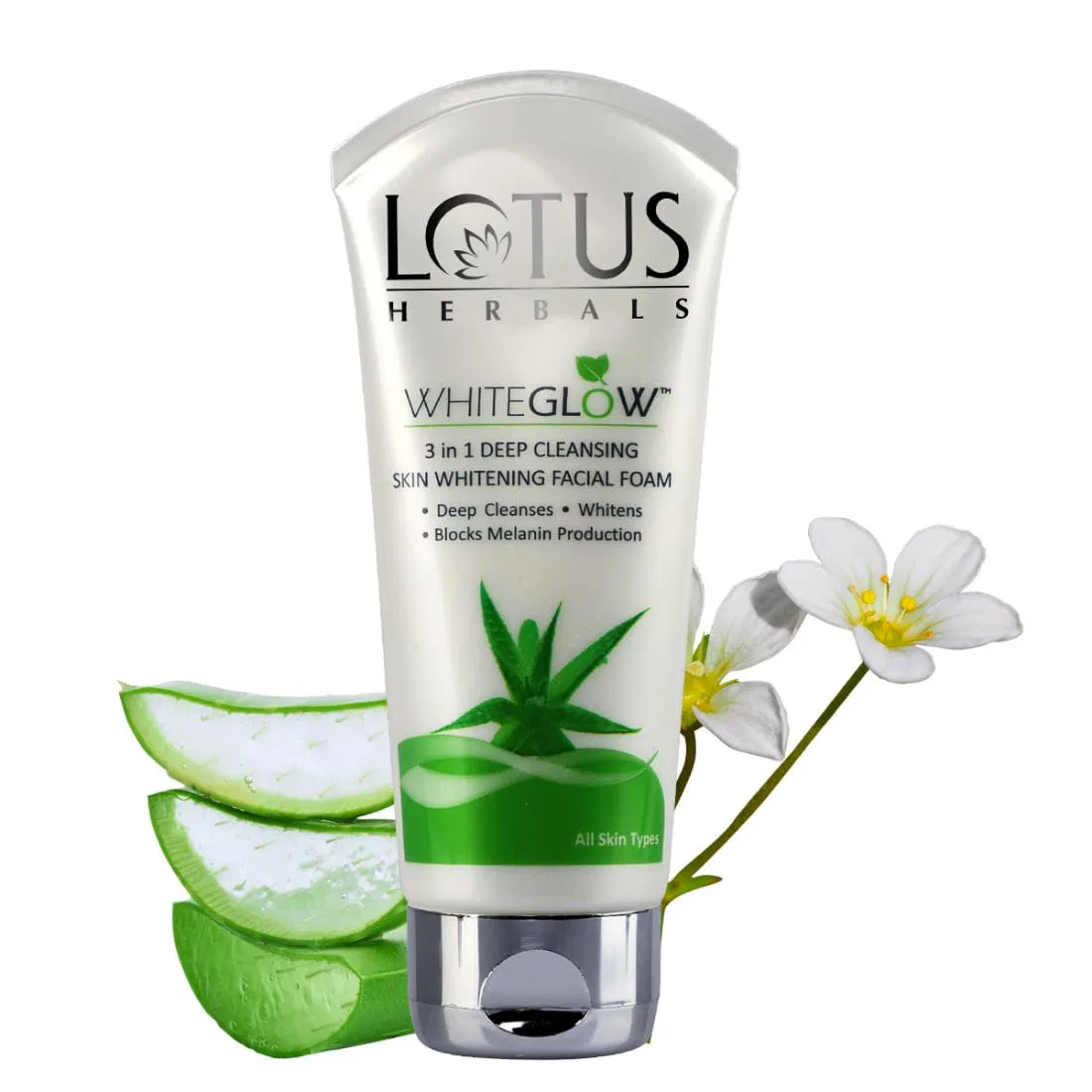 Lotus Herbals White Glow Skin Whitening Facial Foam