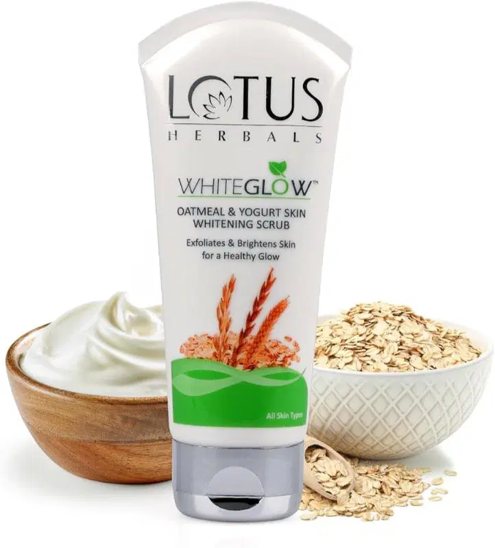 Lotus White Glow Oatmeal & Yougurt Skin Whiteing Scrub