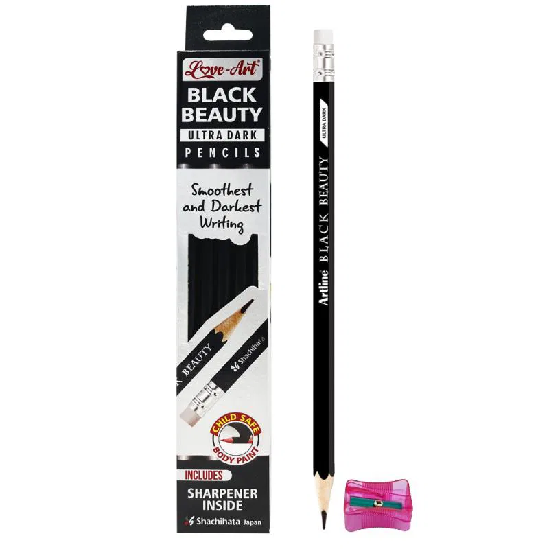 Love-Art Black Beauty Pencils