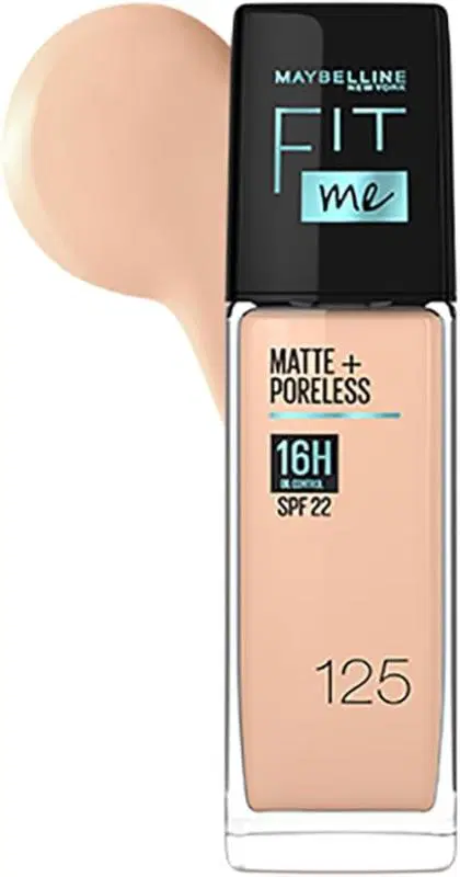 Maybelline Fit Me Matte + Poreless Oil Control Foundation Spf22 125
