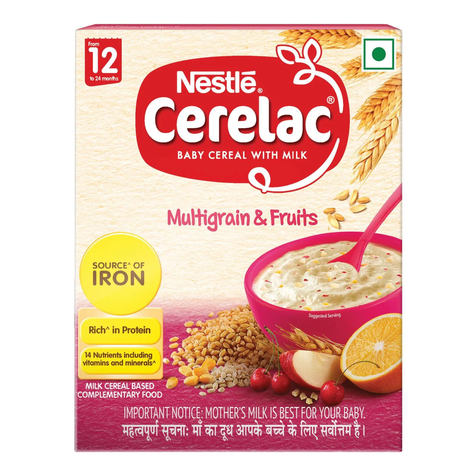 Nestle Cerelac Multigrain & Fruits
