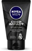 Nivea Men Deep Impact Face & Beard Wash Black Carbon Face Wash – image 1