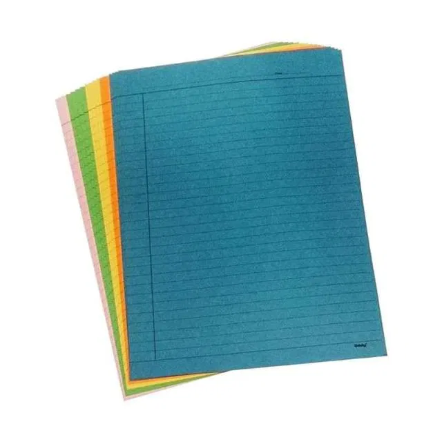 Oddy A4 Pastel Sheets Ruled