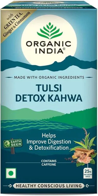 Organic India Tulsi Detox Kahwa Green Tea