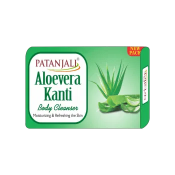 Patanjali Aloevera Kanti Body Cleanser Soap
