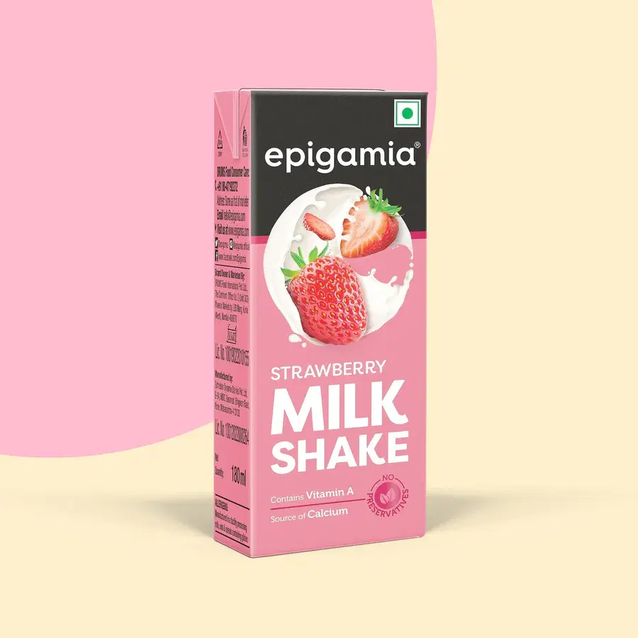 Epigamia Strawberry Milk Shake