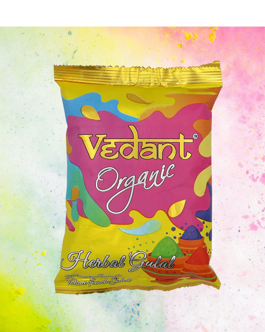 Green,Vedant Organic Gulal