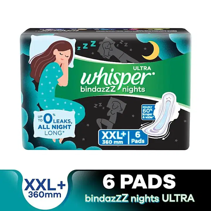 Whisper Ultra Bindazz Nights XXL+