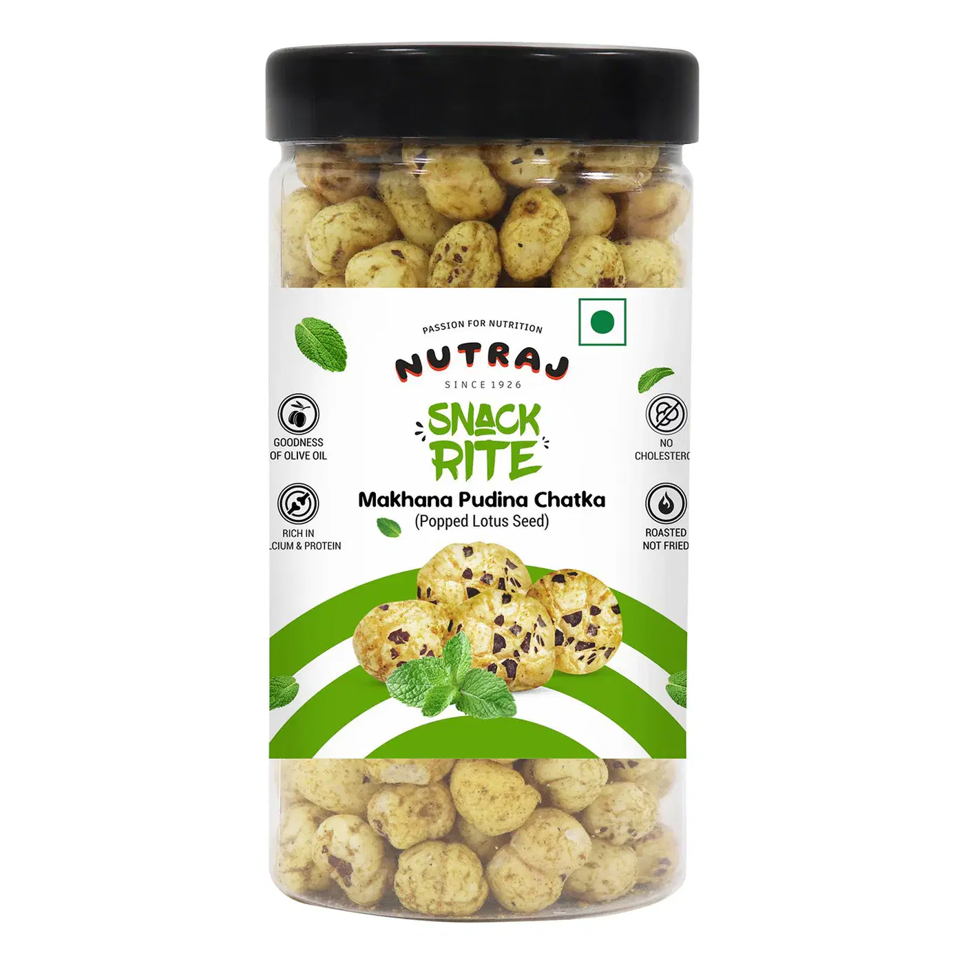 Nutraj Snackrite Roasted Makhana Pudina Chatka