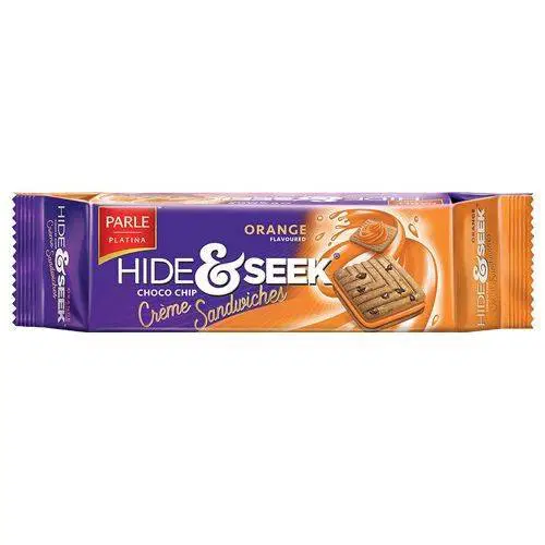 Parle Hide and Seek Orange Creme Sandwiches