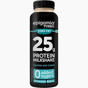 Epigamia Zero Sugar Protien Shake  Cookies and Cream 