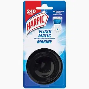 Harpic Flush Matic In-Cistern Toilet Cleanser Marine