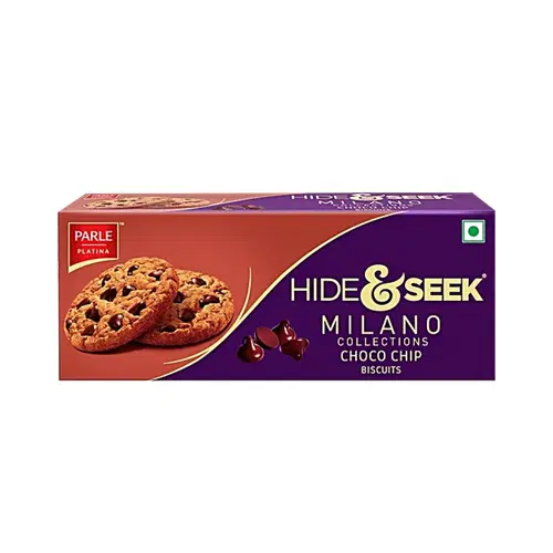 Parle Hide And Seek Milano Collection Choco Chip Biscuit 20gm