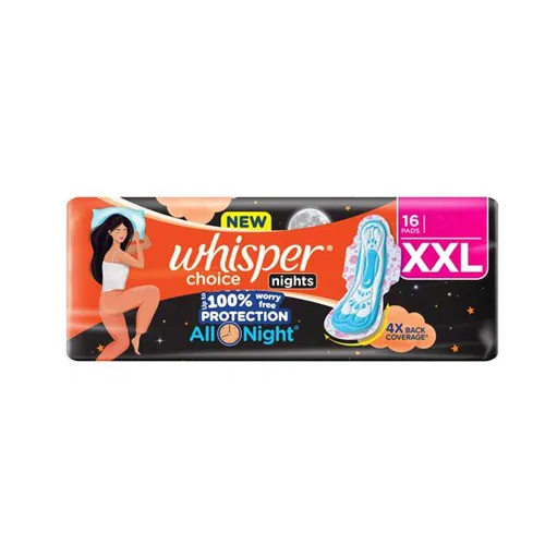 Whisper Chioce Nights XXL 16Pads