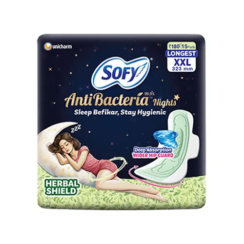 Sofy Anti Bacteria Nights Herbal Shield