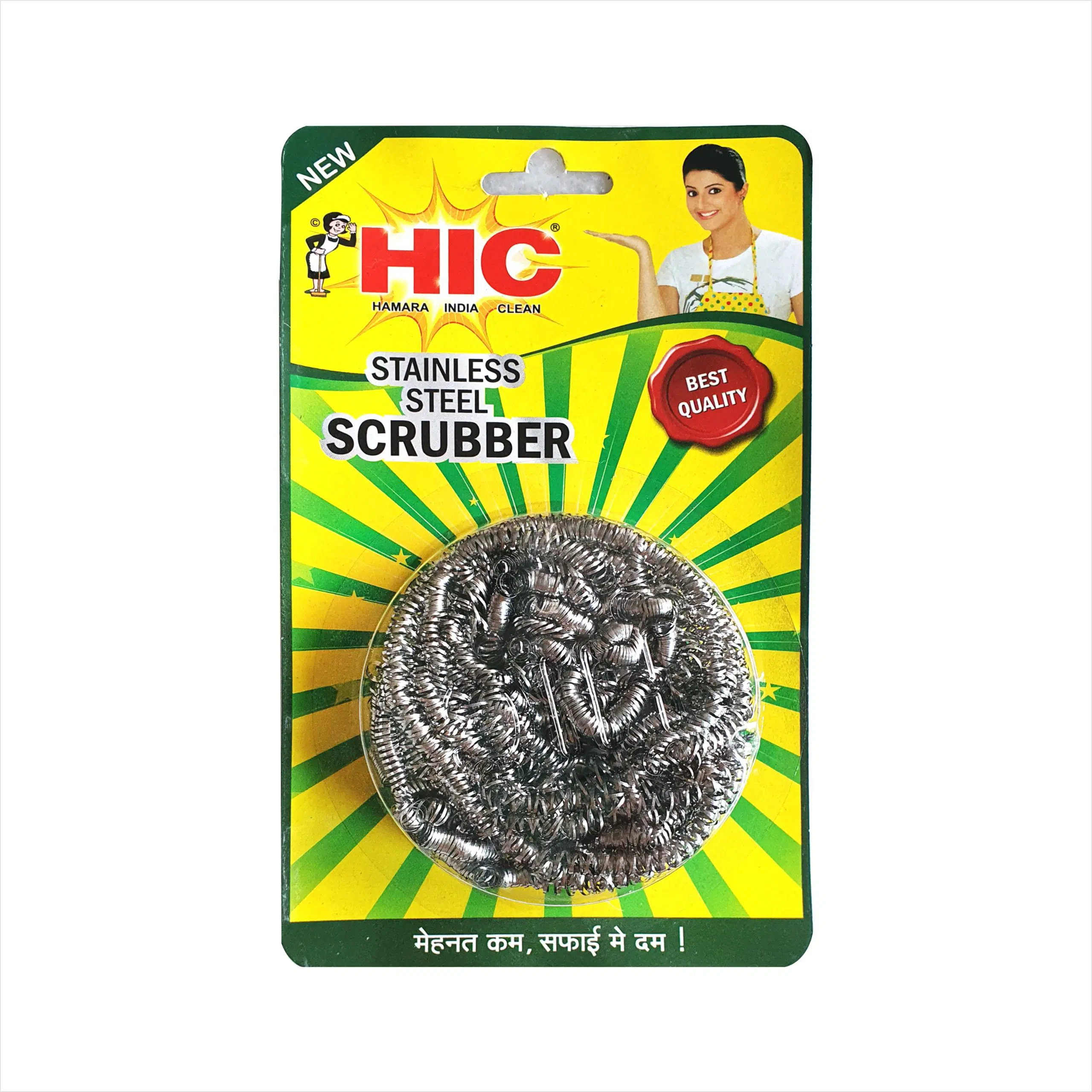 Hic Jamboo Stainless Steel Scrubber