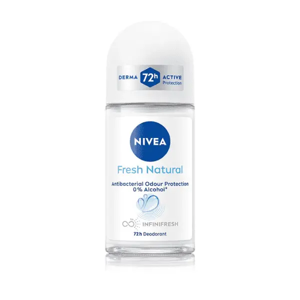 NIVEA Fresh Natural 72H Deodorant Roll (50ml)