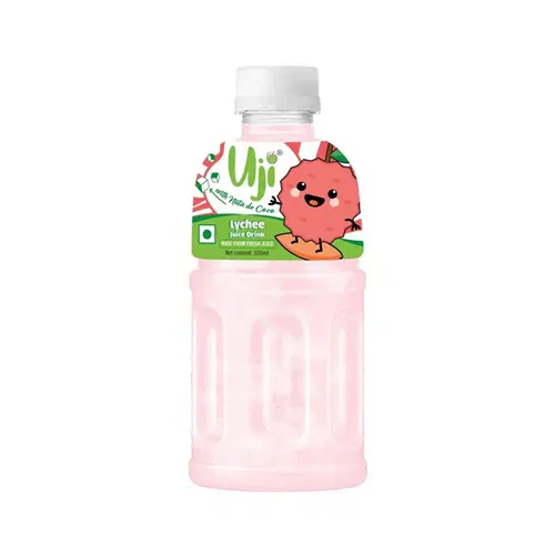 Uji Lychee Juice Drink with Nata de Coco Jelly 320ml