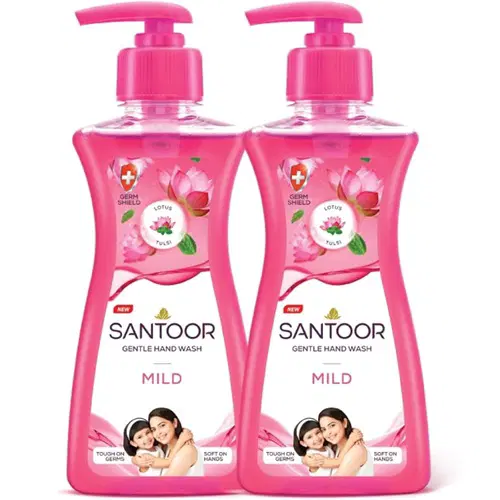 Santoor Gental Hand Wash Buy 1 Get 1 Free 400ml