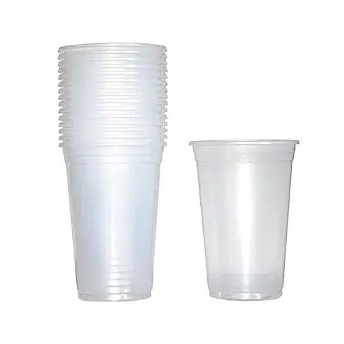 Disposable Plastic - Transparent Glass, 300 ml Pack of 50