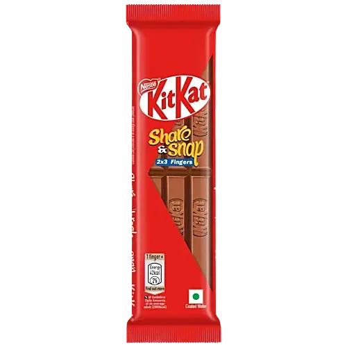 Nestle KitKat Share & Snap 2x3 Fingers Choco Coated Wafer Bars, 57 g